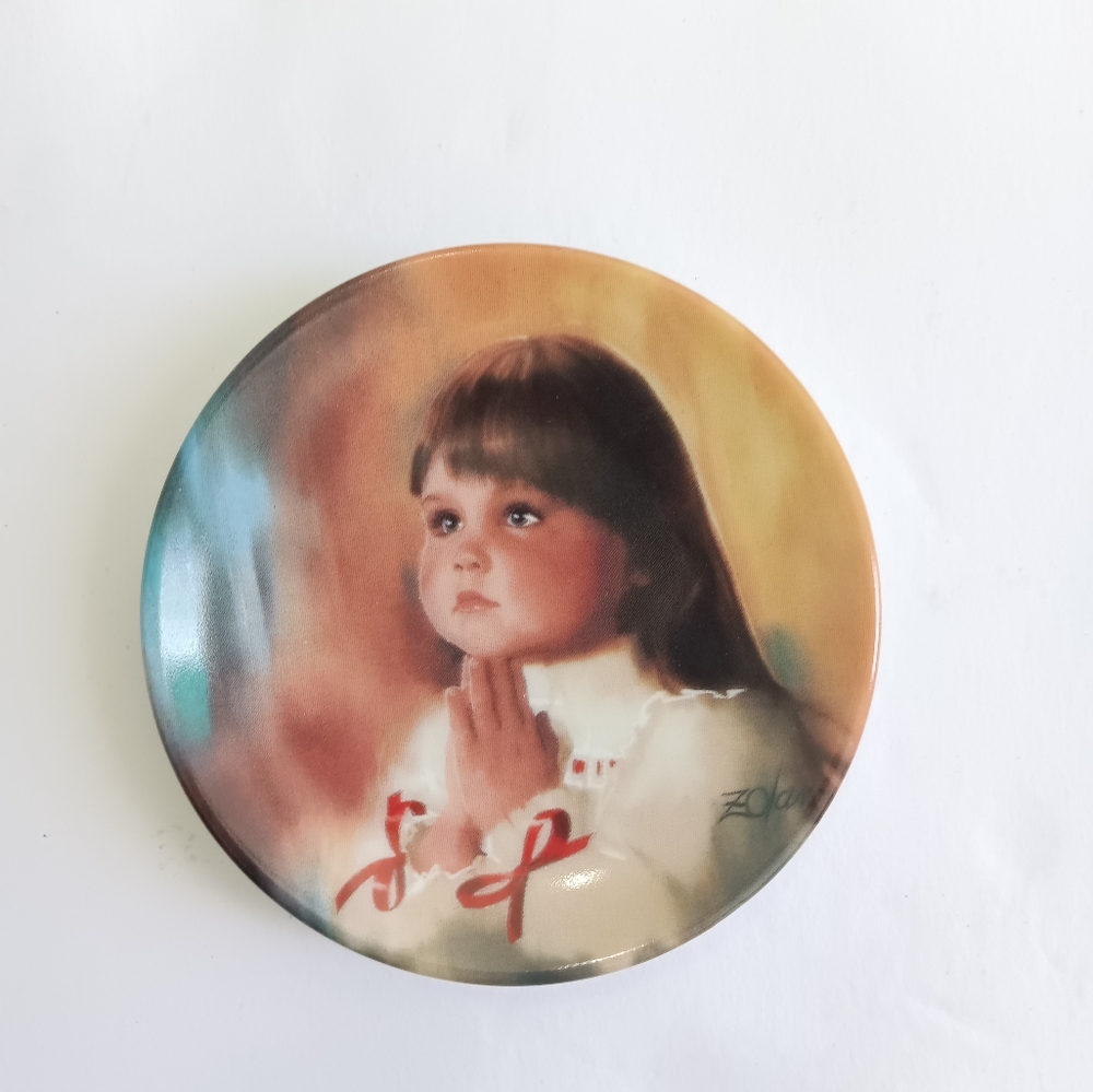 Miniature Plate "A Christmas Prayer " 1990